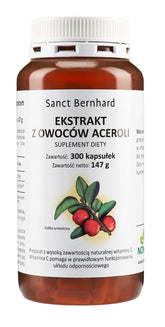 Extrait d'Acérola 300 gélules KRAUTERHAUS SANCT BERNHARD